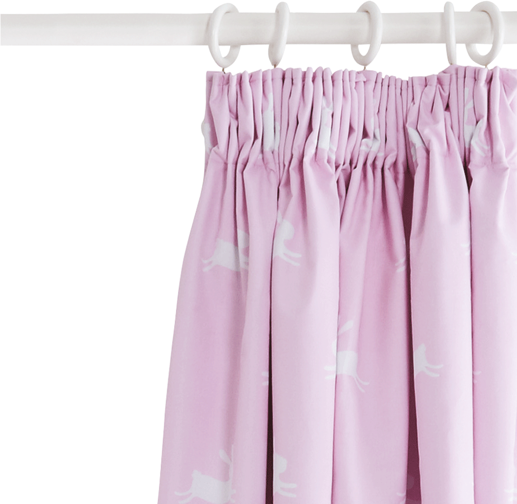 Download Children's Blackout Curtains, Bunny Hop Ruffle PNG Image
