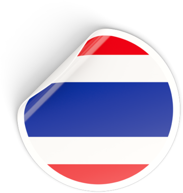 Thailand Flag Stickers Zazzle - Thailand Sticker Png (640x480), Png Download