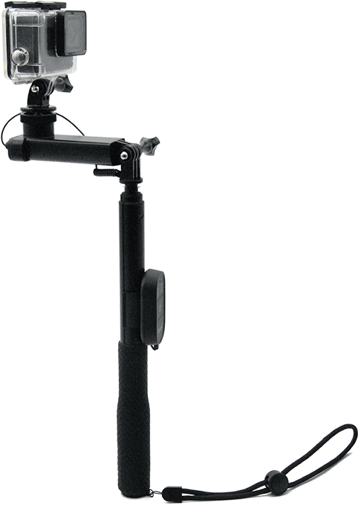Diving Selfie Stick For Go Pro With Remote Control - Selfie Stick Gopro 5 Png Transparent (800x800), Png Download