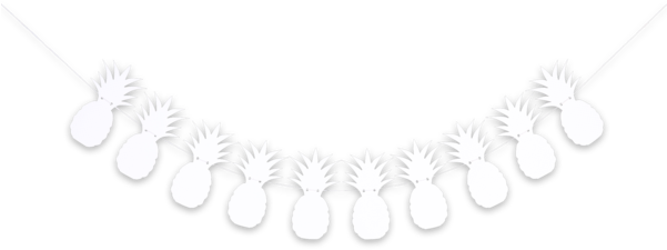 Pineapple Garland - Necklace (600x600), Png Download
