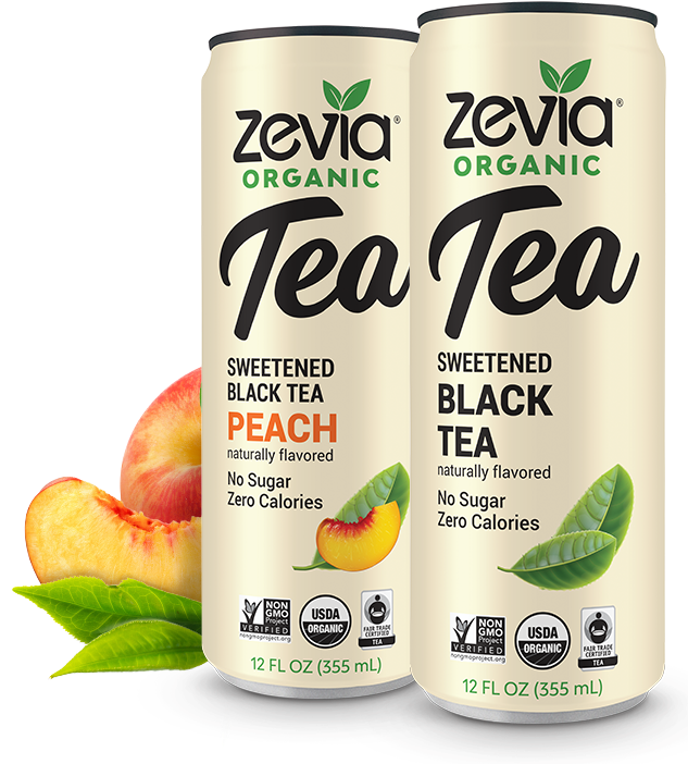 Revitalize With Tea - Zevia Tea (633x717), Png Download