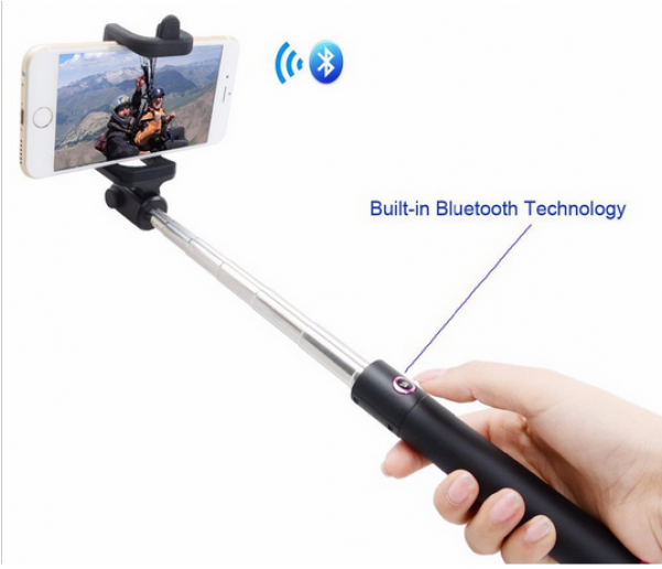 Cooke Bluetooth Selfie Stick (600x800), Png Download