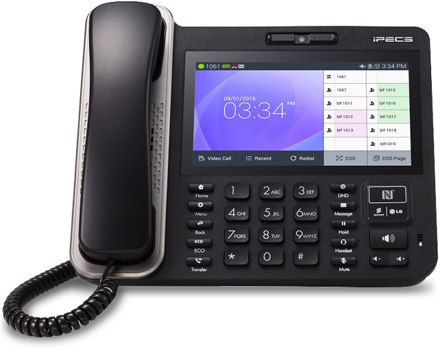 This Highend Video Phone Supports Hd Quality Video - Lip 9071 (651x514), Png Download