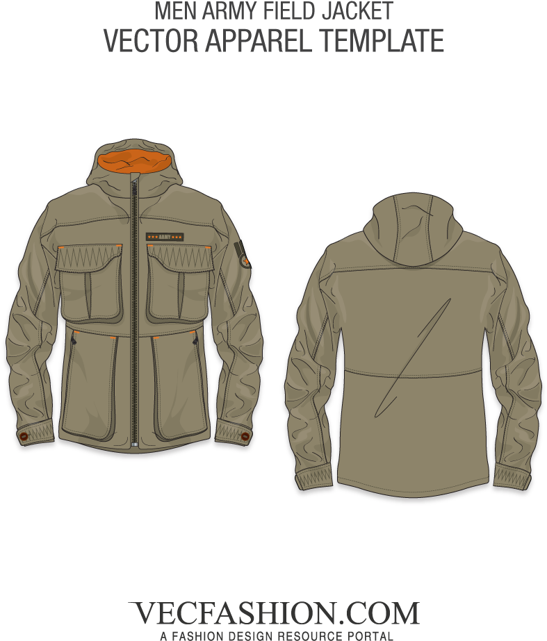 Coat Of Arms Template Vector - Jacket Vector Template (1000x1000), Png Download