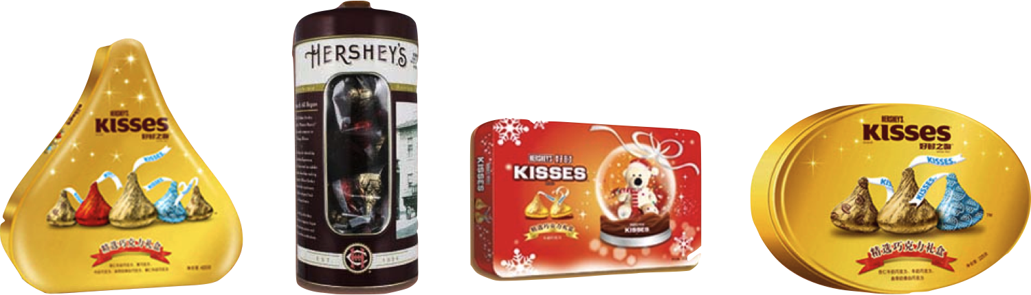 Hand To Mouth - Hershey's Kisses (1500x430), Png Download