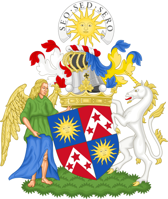 Marquess Of Lothian Coat Of Arms (580x685), Png Download