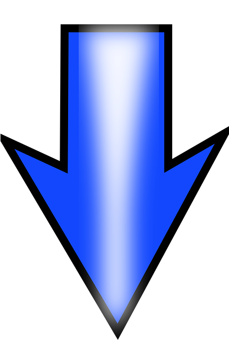 Comisiones Evaluadoras Julio-agosto - Arrow Clipart Down (463x720), Png Download