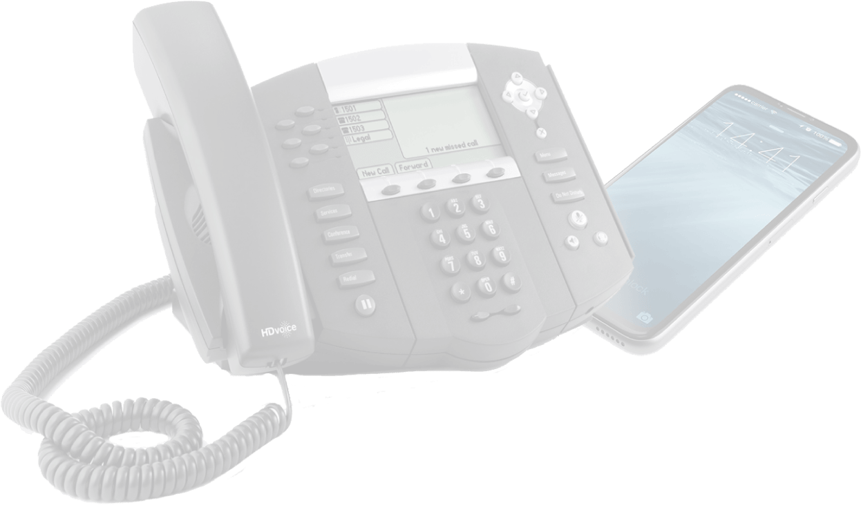 Office Phone And Mobile Cell Phone Examples For Professional - Ip 550 Polycom (1248x749), Png Download