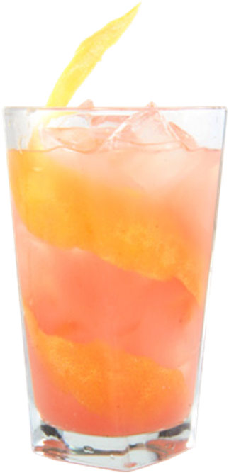 Blushing Citrus Twist - Classic Cocktail (467x701), Png Download