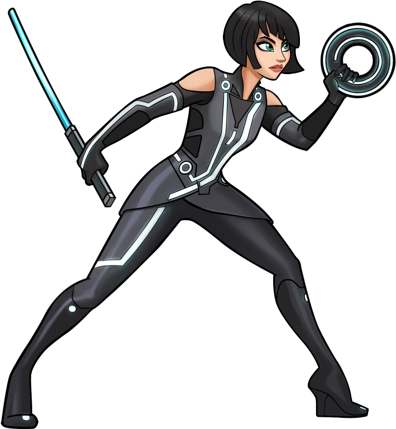 Quorra 304 Kb - Disney Heroes Battle Mode Quorra (830x880), Png Download