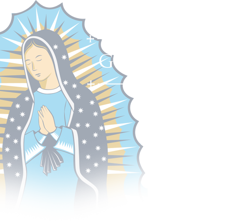 Our Lady Of Guadalupe Parish - Clip Art Our Lady Of Guadalupe (776x723), Png Download