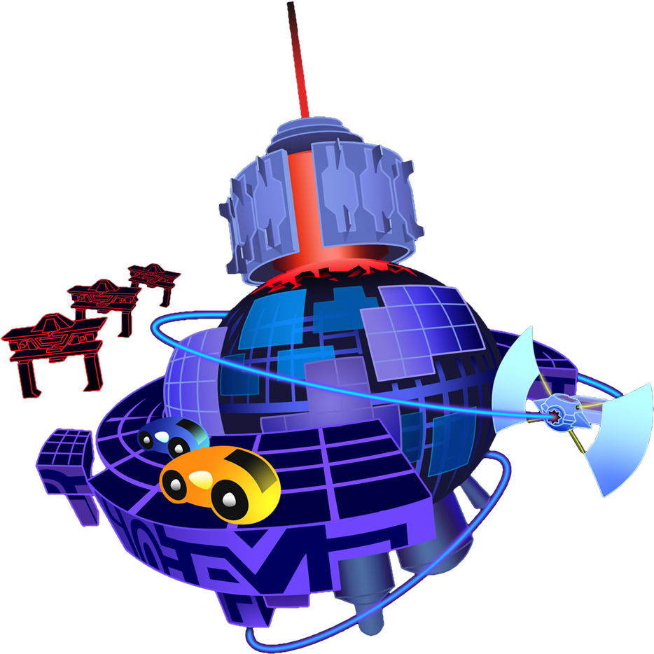 Space Paranoids (1000x1005), Png Download