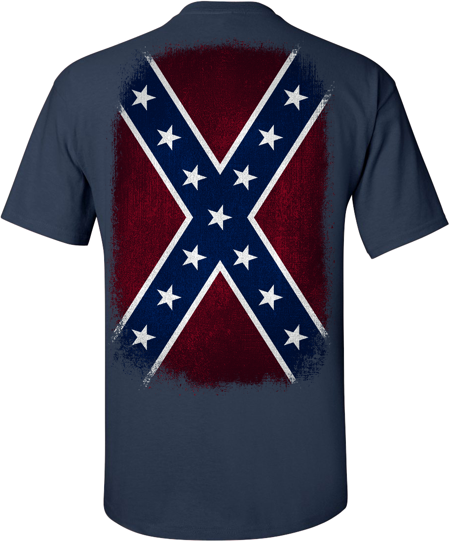 Confederate T-shirts - Confederate Flag (1000x1250), Png Download