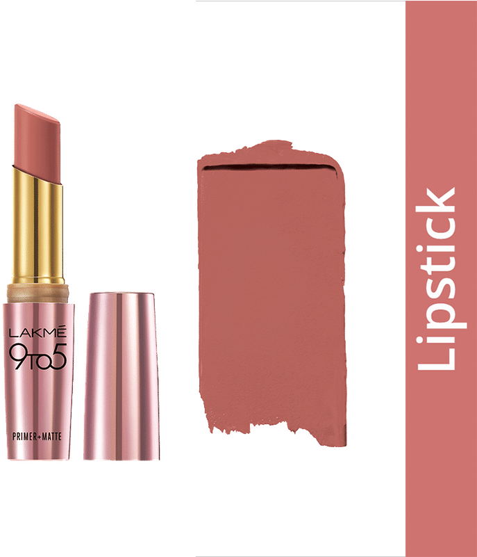Lakme 9 To 5 Primer Matte Lip Color - Lakme 9 To 5 Blushing Nude (800x800), Png Download