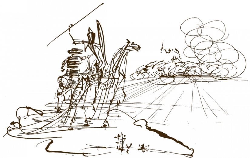 The Rebellion Of Artificial Intelligence - Line Art (825x522), Png Download