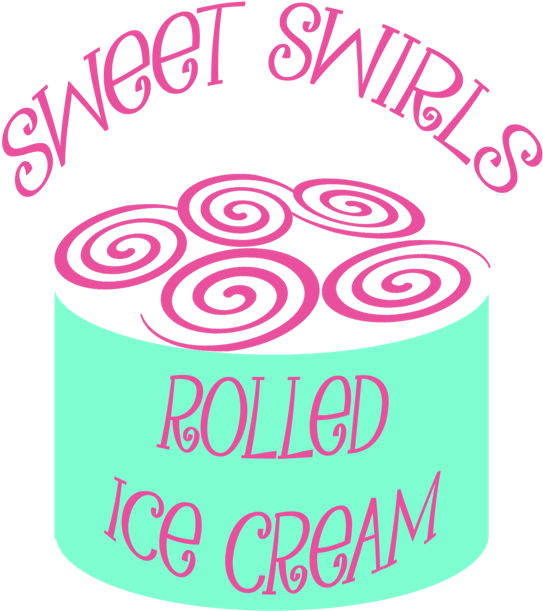 Sweet Swirls Rolled Ice Cream (720x720), Png Download