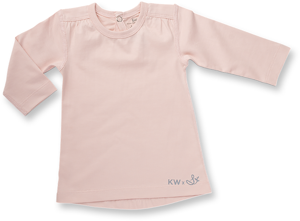 Blushing Rose Long Sleeve Tee - Blouse (1226x1225), Png Download
