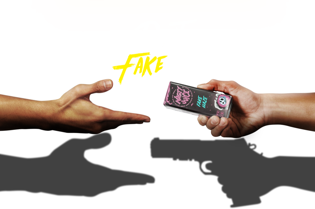 Nasty Juice Fake (1303x866), Png Download