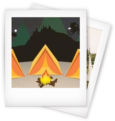 Polaroid Campcards » Polaroid Campcards - Graphic Design (940x430), Png Download