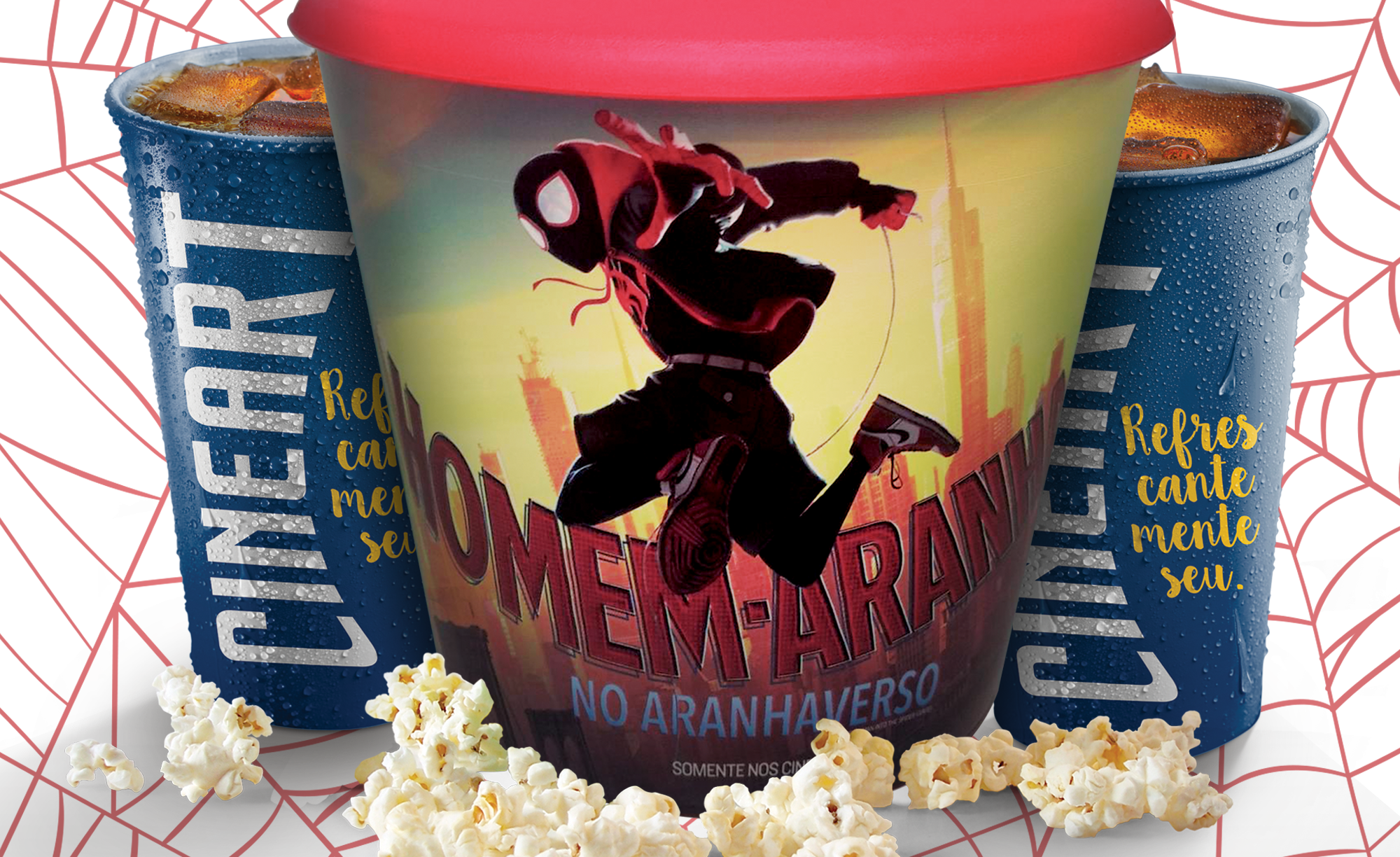 Kit Homem Aranha - Homem Aranha No Aranhaverso Cartazes (2000x1224), Png Download