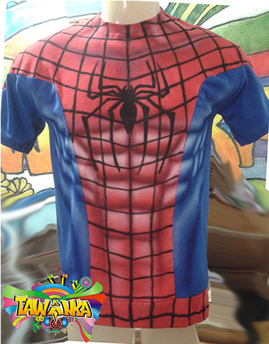 Camiseta - Spider-man (529x600), Png Download