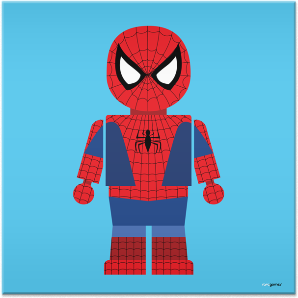Azulejo Toy Homem Aranha De Rafael Gomesna - Spiderman Poster Toy (800x800), Png Download