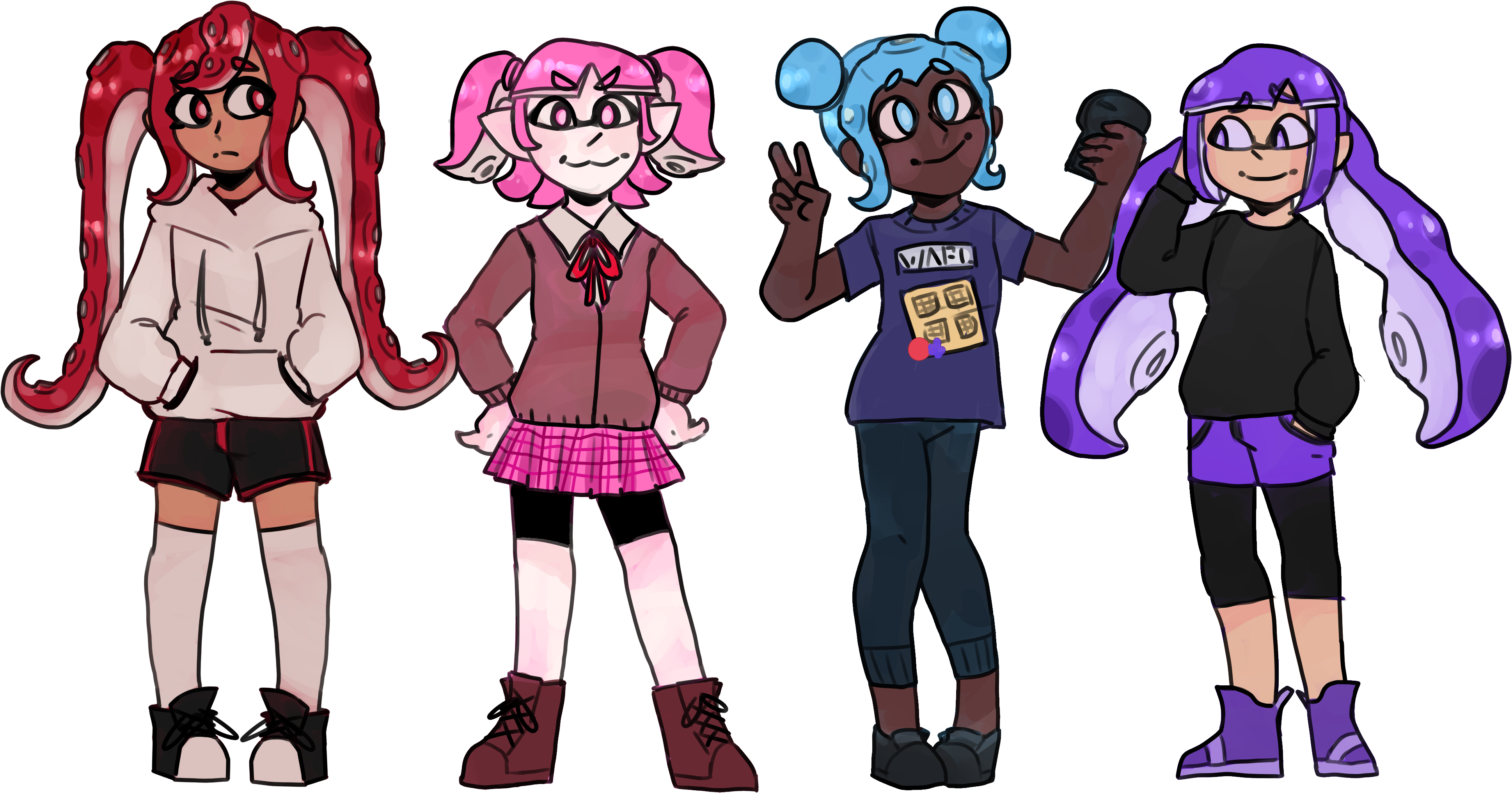 Fan Artas A Pigtail Enthusiast, I Was Disappointed - Cartoon (4004x2081), Png Download