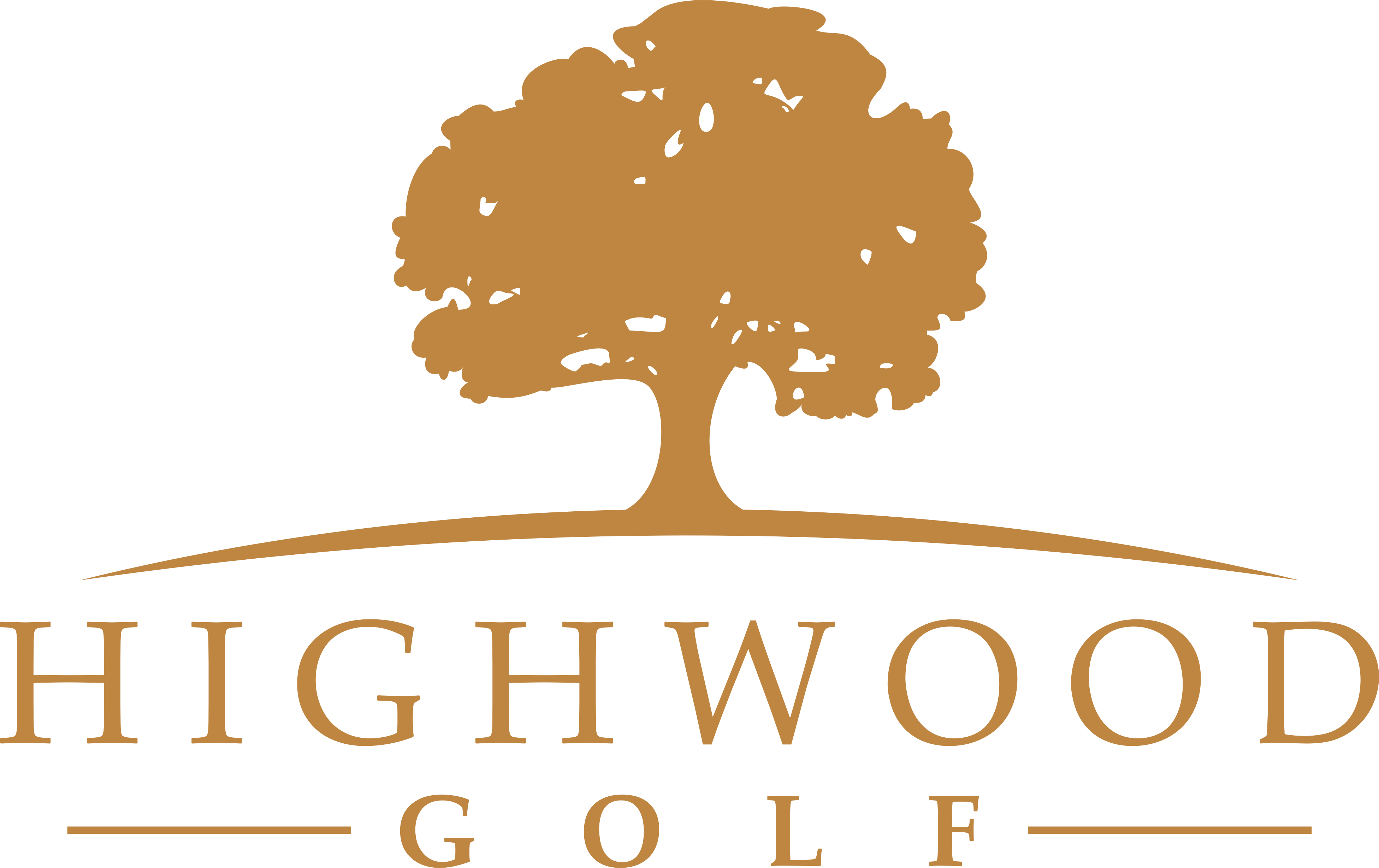 Highwood Golf - Highwood Golf Club Logo (3904x2458), Png Download