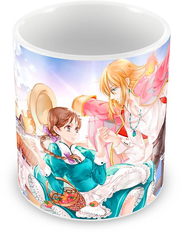 Кружка Ходячий Замок Хаула/howl's Moving Castle - Coffee Cup (1000x825), Png Download