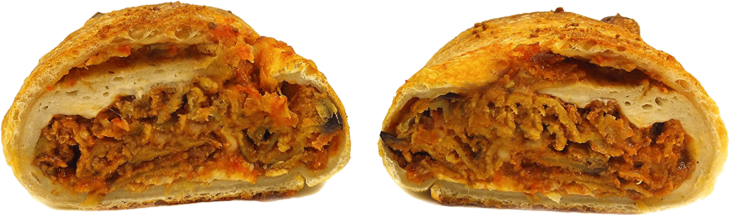 Frank And Sal Famous House Made Eggplant Parmigiana - Pasty (1490x541), Png Download