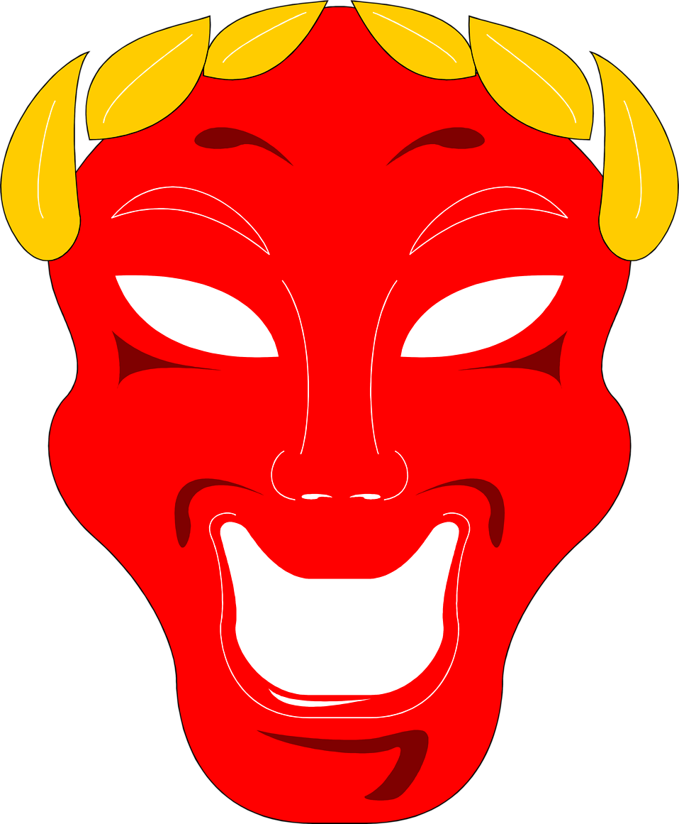 Mask (958x1161), Png Download