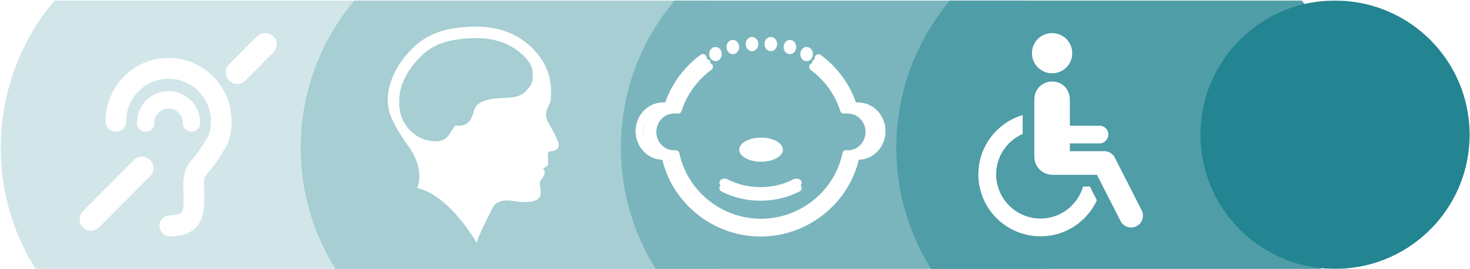 Accessibility Policy - Circle (3006x940), Png Download