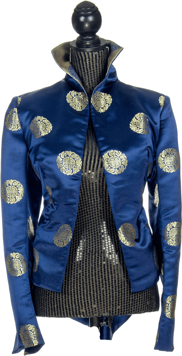 Cream Silk Jacket Black Lace Trim - Cardigan (1050x1635), Png Download