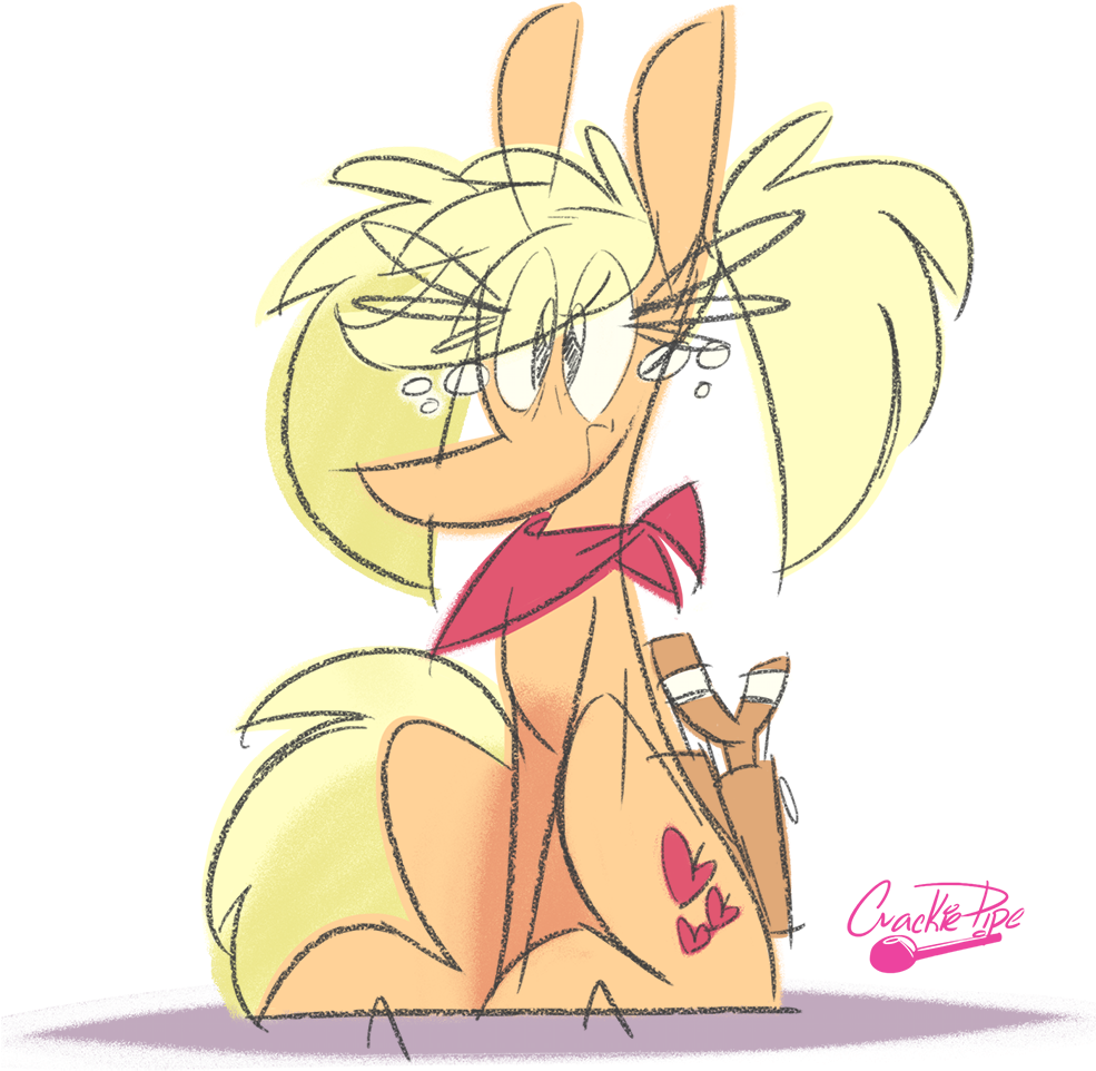Alternate Hairstyle, Applejack, Artist - Cartoon (1000x1000), Png Download