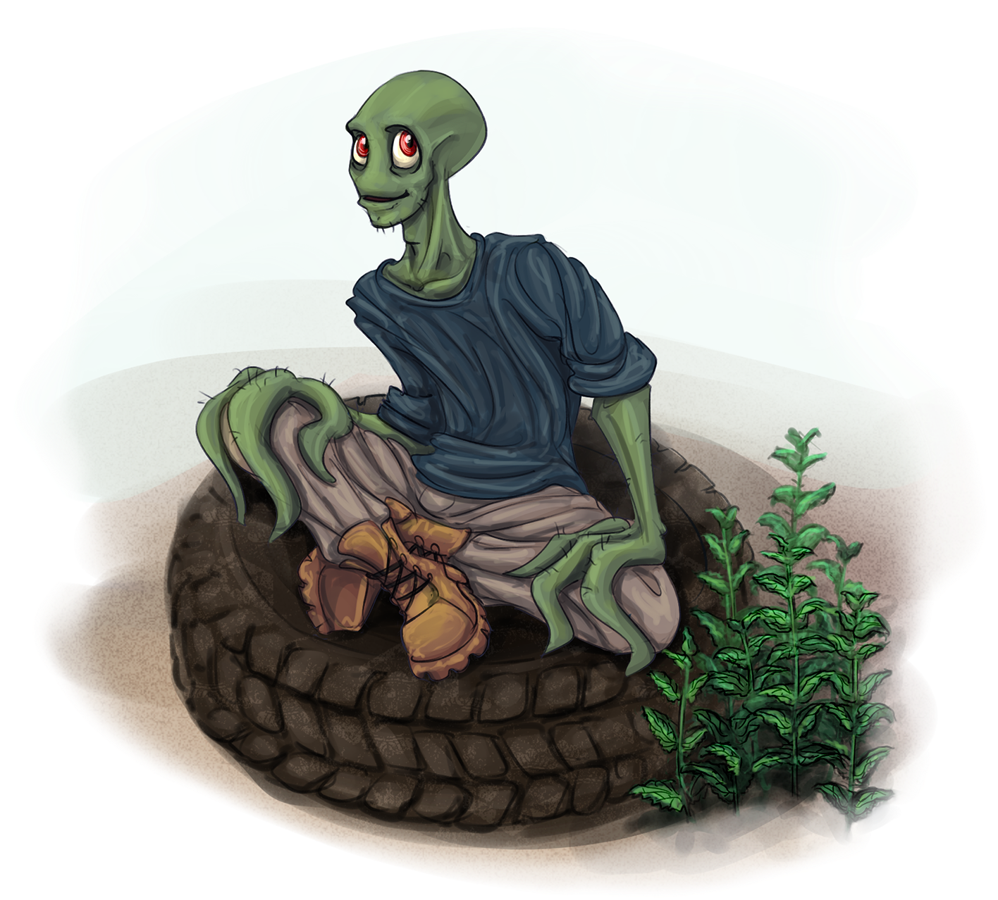 Good Ol' Sal - Cartoon (1417x1304), Png Download