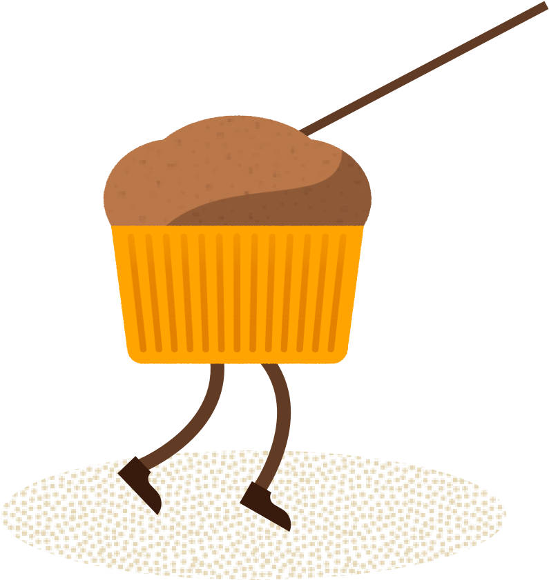 Carrot Cake Cupcake - Illustration (816x875), Png Download