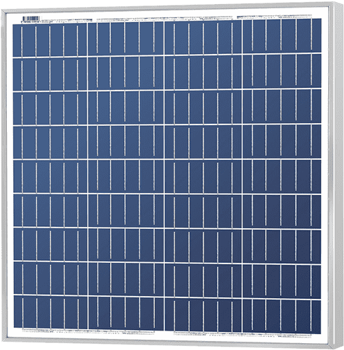 Solarland Slp060-12 Silver Poly Solar Panel - Solar Panel (800x800), Png Download