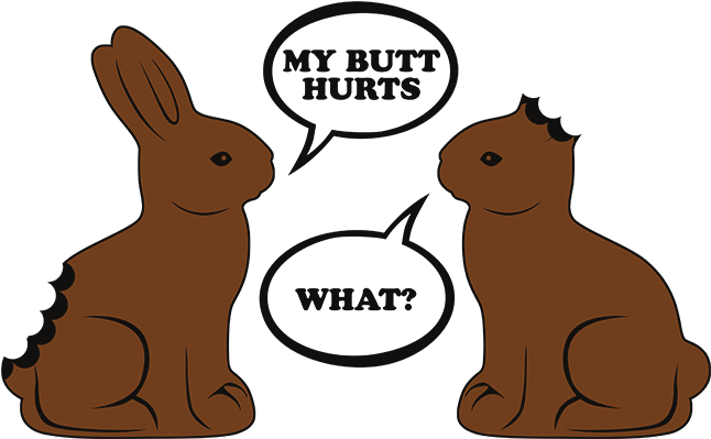 Chocolate Bunnies Talking - Archery Association Of India (675x675), Png Download