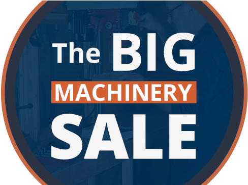 The Big Machinery Sale - Circle (1099x362), Png Download