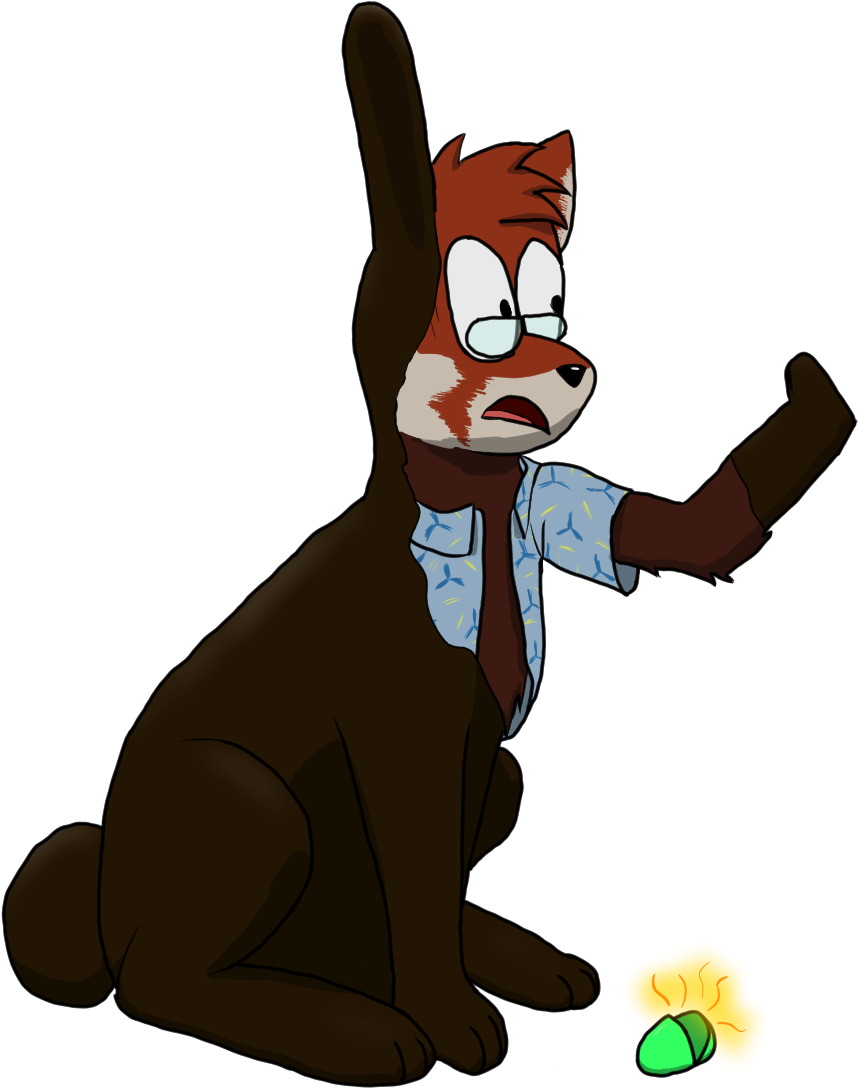 Chocolate Bunny Curse - Chocolate Bunny Tf (1102x1205), Png Download