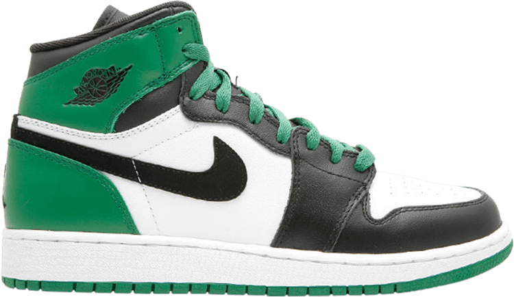 Air Jordan 1 High Retro Gs 'boston Celtics' (750x434), Png Download