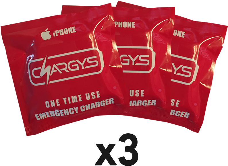 3 Pack Apple Chargy™ - Packaging And Labeling (827x827), Png Download