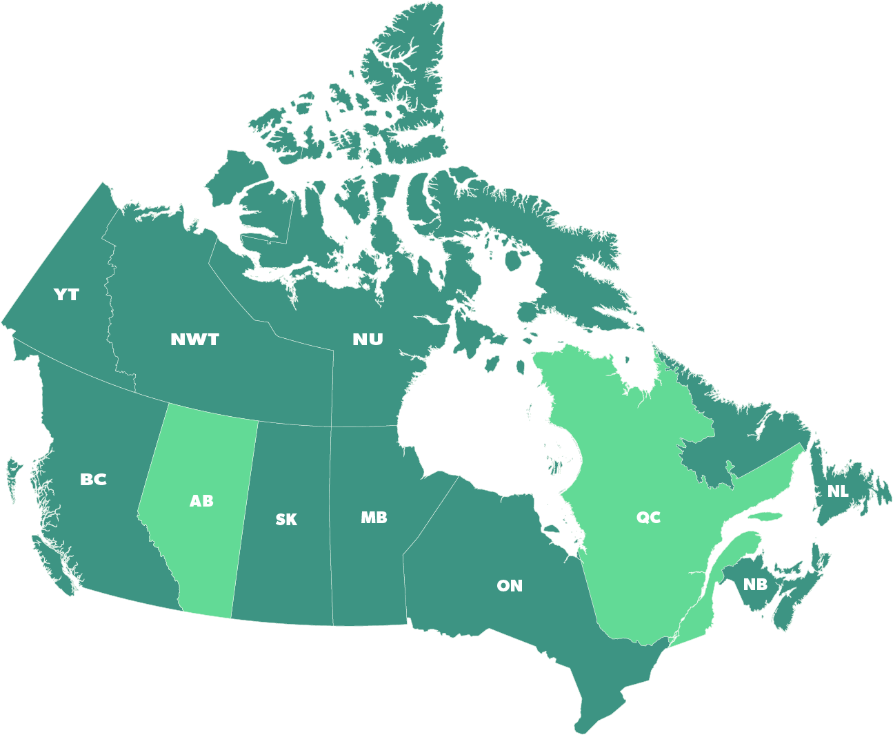 Minimum Age Canada - 6 Economic Regions Of Canada (1921x1081), Png Download
