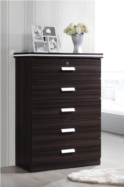 Product Details Of 5 Door Solid Strong Drawer Chest - Rak Baju Lazada (750x623), Png Download