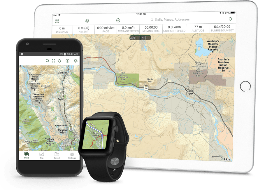 Canada Maps App - Atlas (924x694), Png Download