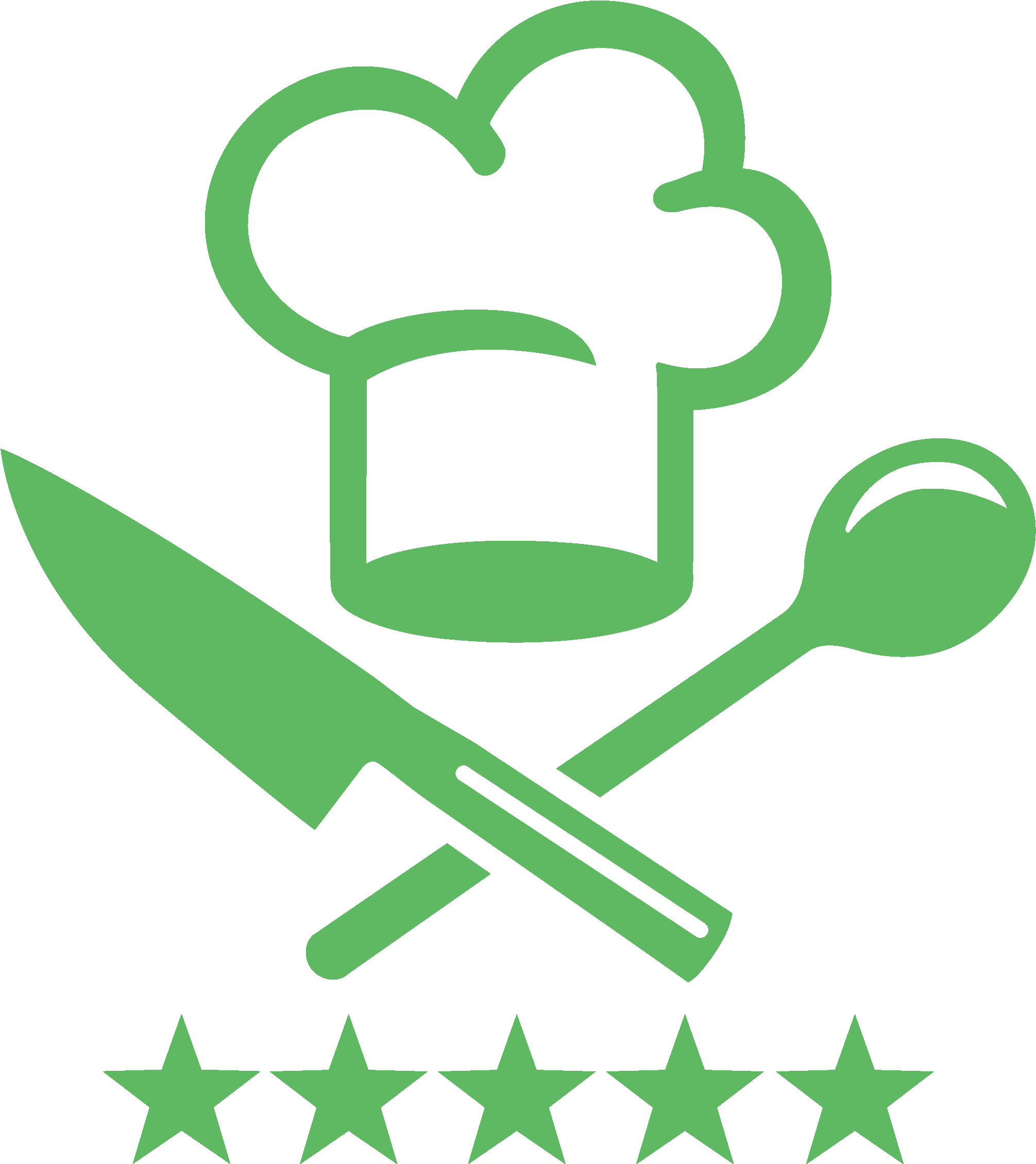 We Prepare - Knife And Chef's Hat (2013x2267), Png Download