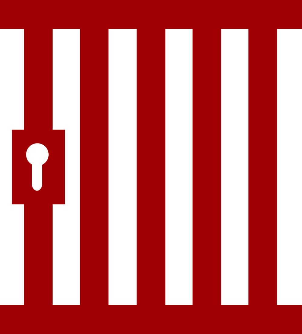Prison Logo Color - Carmine (1000x1103), Png Download