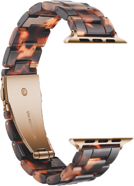 Ceramic Watch Strap Band For Apple Watch 4/3/2/1 38 - Analog Watch (800x800), Png Download