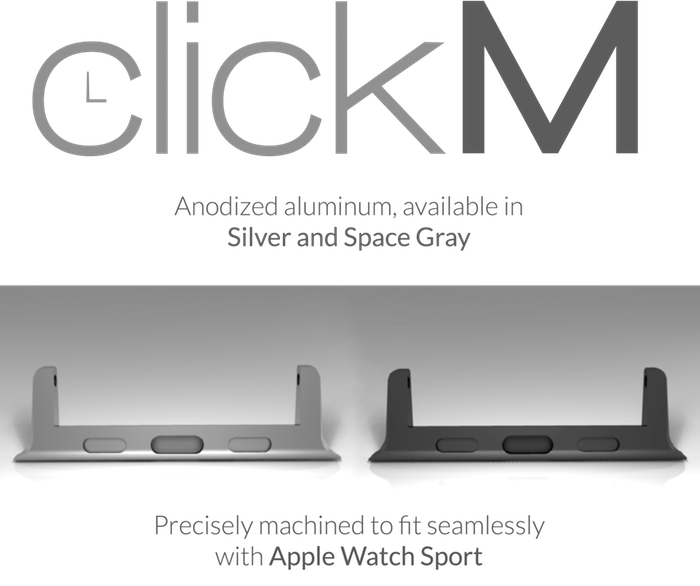 Use Any 22mm Strap With Iwatch - Apple Watch Strap Holder Space Grey (700x586), Png Download
