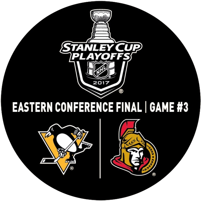 Eastern Conference Final Warm-up Puck ~ Sens Vs - Ottawa Senators (786x712), Png Download
